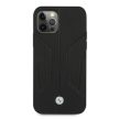 BMW BMHCP12MRSCSK iPhone 12/12 Pro 6,1", Leather Perforate hátlap, tok, fekete