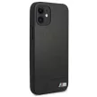 BMW BMHCP12SMHOLBK iPhone 12 mini 5,4", M Collection Smooth PU hátlap, tok, fekete