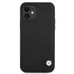 BMW BMHCP12SRCDPK iPhone 12 mini 5,4", Leather Deboss tok, fekete