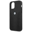 BMW BMHCP12SRSPPPK iPhone 12 mini 5,4", Leather Perforate hátlap, tok, fekete