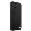 BMW iPhone 13 Signature Logo Imprint (BMHCP13MSLLBK) hátlap, tok, fekete
