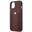 BMW BMHCP13SRSPPR iPhone 13 mini 5,4" Leather Curve Perforate hátlap, tok, bordó