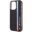 BMW BMHCP14L22HVGV IML Tricolor Stripe iPhone 14 Pro 6.1" hátlap, tok, fekete