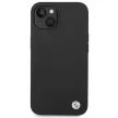 BMW BMHCP14MSILBK iPhone 14 Plus/15 Plus 6,7", Silicone Metal Logo hátlap, tok, fekete