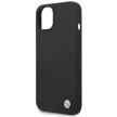 BMW BMHCP14MSILBK iPhone 14 Plus/15 Plus 6,7", Silicone Metal Logo hátlap, tok, fekete