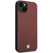 BMW BMHCP14S22RFGR iPhone 14 6.1" Leather Diamond Pattern hátlap, tok, bordó