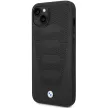 BMW BMHCP14S22RPSK iPhone 14 6.1", Leather Seats Pattern hátlap, tok, fekete