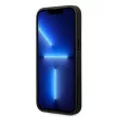 BMW iPhone 14 Pro Max Leather Carbon (BMHCP14X22NBCK) hátlap, tok, fekete