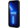 BMW BMHCP14X22RBDK Leather Blue Dots iPhone 14 Pro Max 6.7" hátlap, bőr tok, fekete