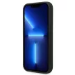 BMW BMHCP14XSILBK iPhone 14 Pro Max 6,7", Silicone Metal Logo hátlap, tok, fekete