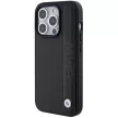 BMW BMHCP15L22RDPK Leather Textured & Stripe iPhone 15 Pro 6.1" hátlap, tok, fekete