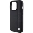 BMW BMHCP15L22RDPK Leather Textured & Stripe iPhone 15 Pro 6.1" hátlap, tok, fekete