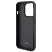 BMW BMHCP15L22RDPK Leather Textured & Stripe iPhone 15 Pro 6.1" hátlap, tok, fekete