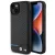 BMW Leather Carbon hátlap, bőr tok iPhone 15 Plus, fekete