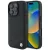 BMW Signature Leather Crossing Lines BMHCP16L23RCGPPK iPhone 16 Pro 6.3" hátlap, tok, fekete