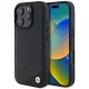 BMW Signature Leather Crossing Lines BMHCP16L23RCGPPK iPhone 16 Pro 6.3" hátlap, tok, fekete