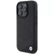 BMW Signature Leather Crossing Lines BMHCP16L23RCGPPK iPhone 16 Pro 6.3" hátlap, tok, fekete