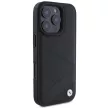BMW Signature Leather Crossing Lines BMHCP16L23RCGPPK iPhone 16 Pro 6.3" hátlap, tok, fekete