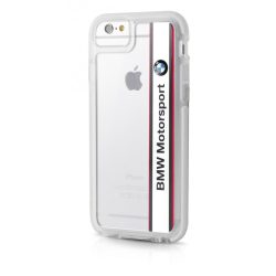   BMW iPhone 6/6S Motorsport Shockproof Hard Vertical Logo (BMHCP6SPVWH) hátlap, tok, fehér