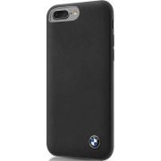   BMW iPhone 6 Plus/7 Plus/8 Plus Signature Genuine Leather Soft (BMHCP7LGLSCBK) hátlap, tok, fekete