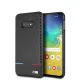 BMW Samsung Galaxy S10e Carbon Tricolor Stripe (BMHCS10LPUCARTCBK) hátlap, tok, fekete