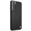 BMW BMHCS21MSLLBK S21+ G996, Silicone Signature Logo Imprint hátlap, tok, fekete
