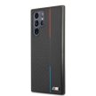 BMW Samsung Galaxy S22 Ultra M Collection Triangles (BMHCS22LTRTBK) hátlap, tok, fekete