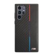 BMW Samsung Galaxy S22 Ultra M Collection Triangles (BMHCS22LTRTBK) hátlap, tok, fekete