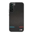 BMW Samsung Galaxy S22 Plus M Collection Triangles (BMHCS22MPUCARTCBK) hátlap, tok, fekete