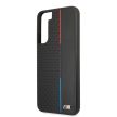 BMW Samsung Galaxy S22 Plus M Collection Triangles (BMHCS22MTRTBK) hátlap, tok, fekete