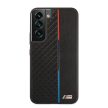 BMW Samsung Galaxy S22 M Collection Triangles (BMHCS22STRTBK) hátlap, tok, fekete