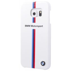   BMW Samsung Galaxy S7 Motorsport Raceway Split Tricolor Stripe (BMHCS7WSSVSW) hátlap, tok, fehér