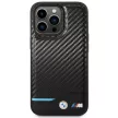 BMW iPhone 14 Pro Carbon MagSafe (BMHMP14L22NBCK) MagSafe hátlap, tok, fekete