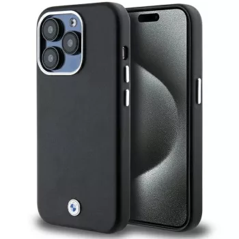   BMW BMHMP14L23PUFWK iPhone 14 Pro 6.1", Signature Wrapped Metal MagSafe tok, fekete