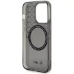 BMW iPhone 14 Pro 6.1" grey Pattern MagSafe (BMHMP14LHGPK) hátlap, tok, szürke