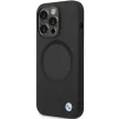 BMW iPhone 14 Pro Signature Liquid Silicone MagSafe (BMHMP14LSILBK2) MagSafe hátlap, tok, fekete