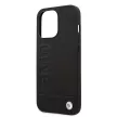 BMW iPhone 14 Pro Signature Logo Imprint Magsafe (BMHMP14LSLLBK) hátlap, tok, fekete