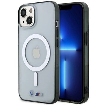   BMW BMHMP14MHCRS iPhone 14 Plus/15 Plus 6.7" Silver Ring MagSafe hátlap, tok, átlátszó