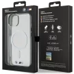 BMW BMHMP14MHCRS iPhone 14 Plus/15 Plus 6.7" Silver Ring MagSafe hátlap, tok, átlátszó