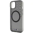 BMW BMHMP14MHGPK iPhone 14 Plus/15 Plus 6.7" Grey Pattern MagSafe hátlap, tok, fekete