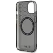 BMW BMHMP14MHGPK iPhone 14 Plus/15 Plus 6.7" Grey Pattern MagSafe hátlap, tok, fekete