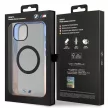 BMW BMHMP14SHTGE iPhone 14 6.1" Gradient Bumper MagSafe hátlap, tok, szürke