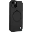 BMW iPhone 14 Signature Liquid Silicone MagSafe (BMHMP14SSILBK2) MagSafe hátlap, tok, fekete