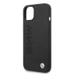 BMW iPhone 14 Silicone Signature Logo Magsafe (BMHMP14SSLBLBK) hátlap, tok, fekete
