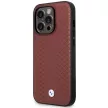 BMW BMHMP14X22RFGR iPhone 14 Pro Max 6,7" Diamond Pattern MagSafe hátlap, tok, bordó