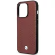 BMW BMHMP14X22RFGR iPhone 14 Pro Max 6,7" Diamond Pattern MagSafe hátlap, tok, bordó
