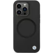 BMW iPhone 14 Pro Max Signature Liquid Silicone MagSafe (BMHMP14XSILBK2) MagSafe hátlap, tok, fekete