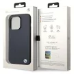 BMW BMHMP14XSLLNA iPhone 14 Pro Max 6,7", Hot Stamp MagSafe hátlap, tok, sötétkék