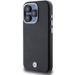 BMW iPhone 15 Pro Signature Wrapped Metal MagSafe (BMHMP15L23PUFWK) MagSafe hátlap, tok, fekete