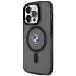 BMW BMHMP15LDSLK iPhone 15 Pro 6.1", IML Signature MagSafe hátlap, tok, fekete